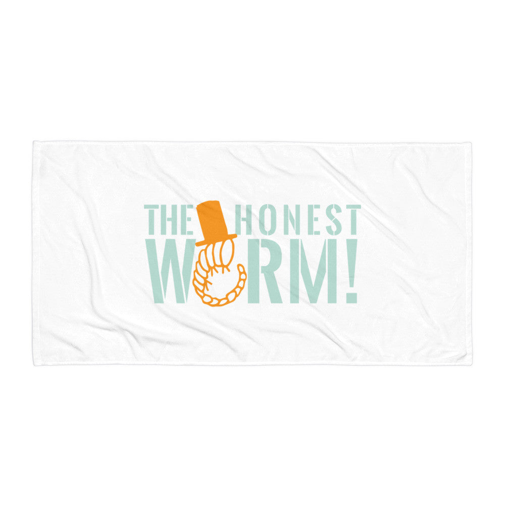 Classic Honest Worm! Logo Beach Blanket